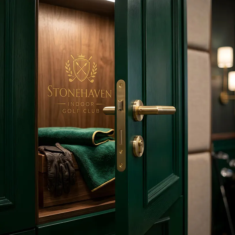 Member experience inside a climate-controlled Stonehaven bay